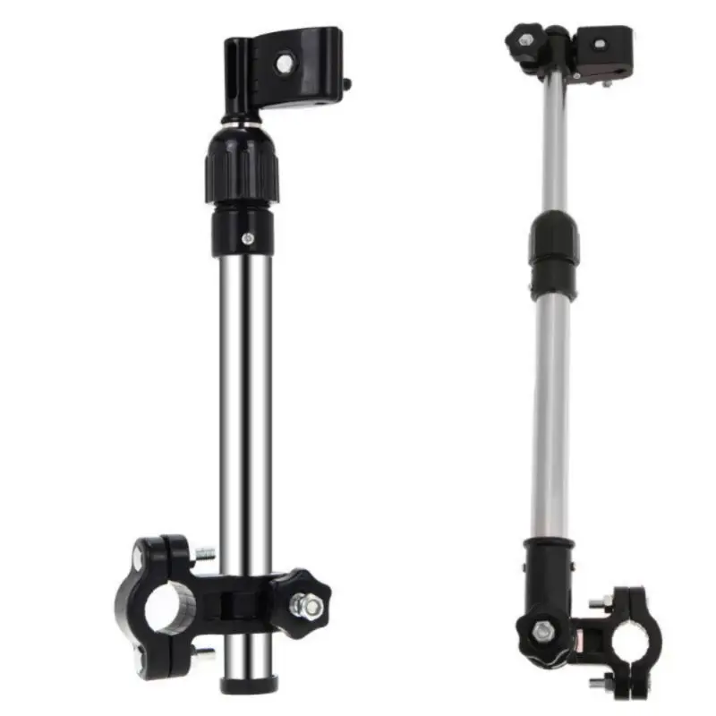 

Bicycle Umbrella Stand Adjustable Foldable Stroller Holder Stainless Steel Umbrella Holder Rain Gear Outdoor Tool