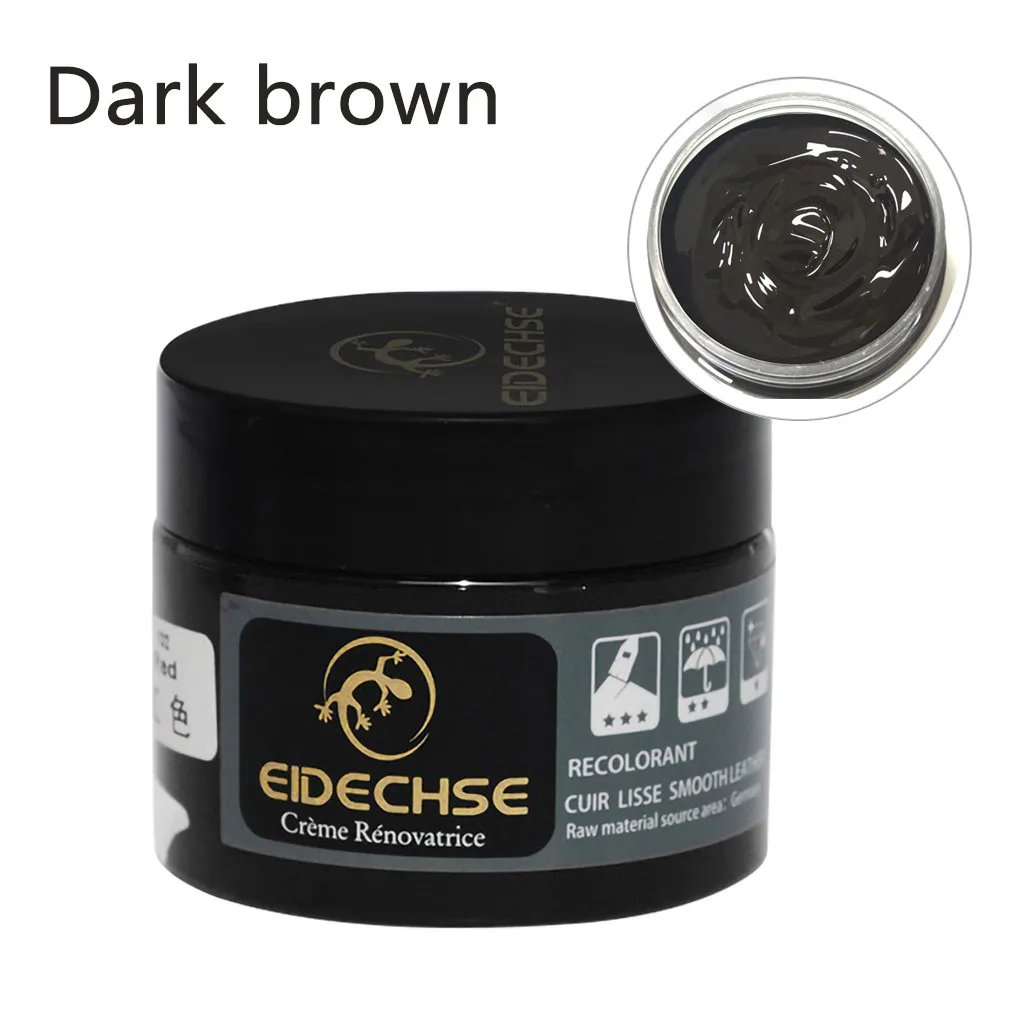 Ремонт кожи кремовый наполнитель соединение для восстановления кожи трещины ожоги отверстия дополнительный цвет# H15 - Тип аромата: Dark Brown