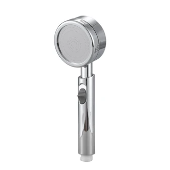 

Super Low Water Pressure Boosting Shower Head Water Saving Bath Showers Bathroom