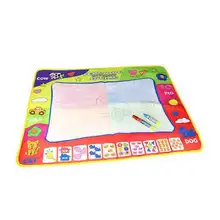 Magic Water Drawing Mat Coloring Doodle Carpet with 4 Magic Pens & Stamps Painting Drawing Board Toys Gift for Kid Big Size