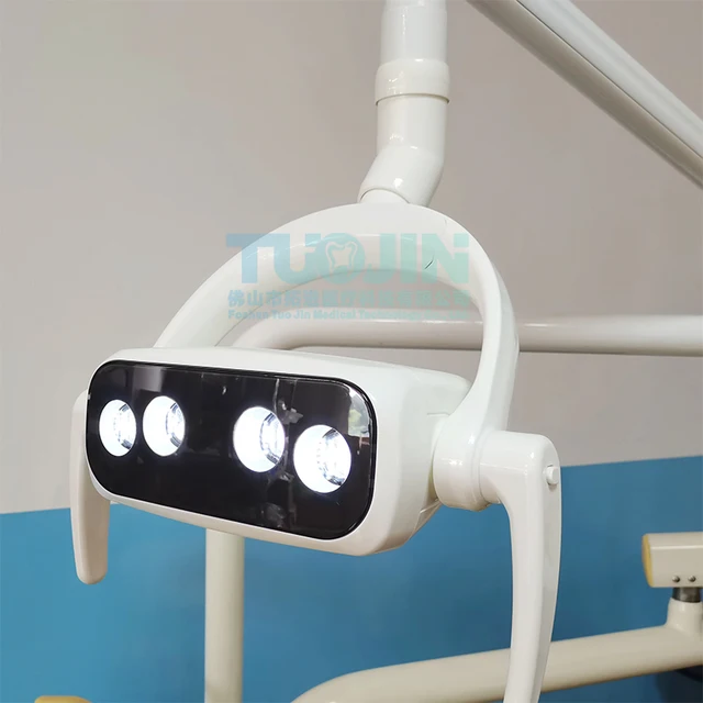 Dental LED Light Oral Lamp Sensitive LED Lamp For Dental Chair Unit Oral Light Mobile Clinic Dental Equipment 4 Bulbs Oral Lamp