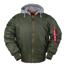 aw зимняя летная куртка-бомбер MA-1 с капюшоном уличная одежда мужская одежда хип-хоп бейсбольная куртка больших размеров