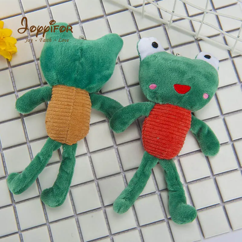 Joyyifor Mini cute animal squint frog personality image long leg corner backpack pendant boy girl creative birthday gift