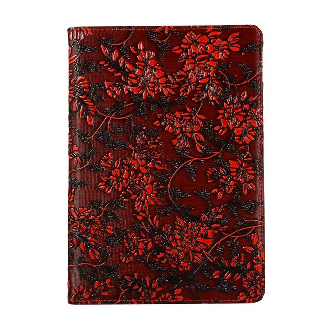 360 Rotating Stand Tab Cover for IPad 9.7 2018 2017 Case for Apple IPad Air 1 2 5th 6th 9.7 Leather Cases for IPad 10.2 Pro 10.5 Red