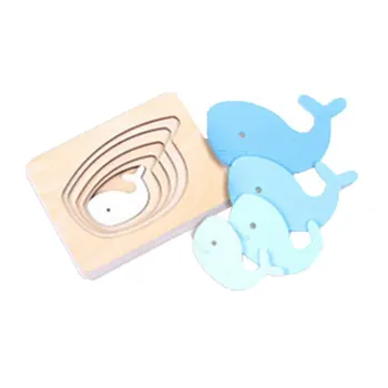 

Children'S Educational Toys Early Education Enlightenment Animals Wooden Jigsaw Puzzle Toys Intellectual Development