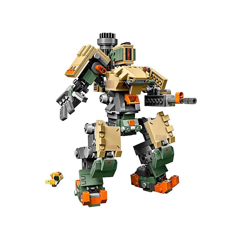 Ceny 2019 nowy zabawki gry Bastion Mecha zestaw kompatybilny Legoingly Overwatching 75974 klocki klocki dla dzieci prezent na Boże Narodzenie