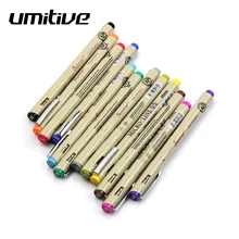 Umitive 1 шт. 0,45 мм микрон тонкая линия маркер для рисования ручка для рисования манги художественные принадлежности