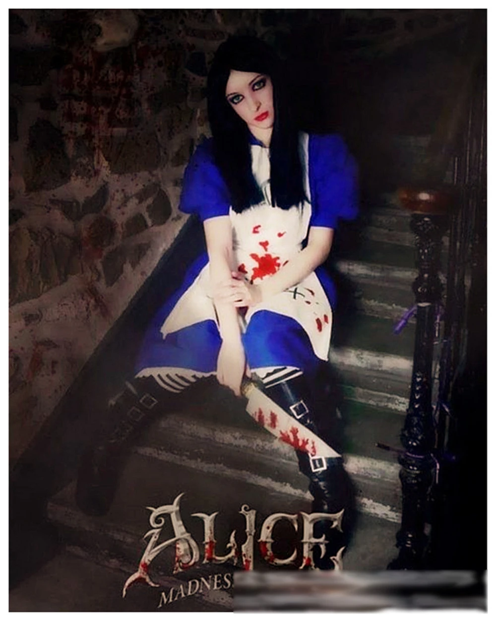 VEVEFHUANG игра Alice Madness Returns косплей костюм принцессы платье горничной платье Сделано Хэллоуин костюм