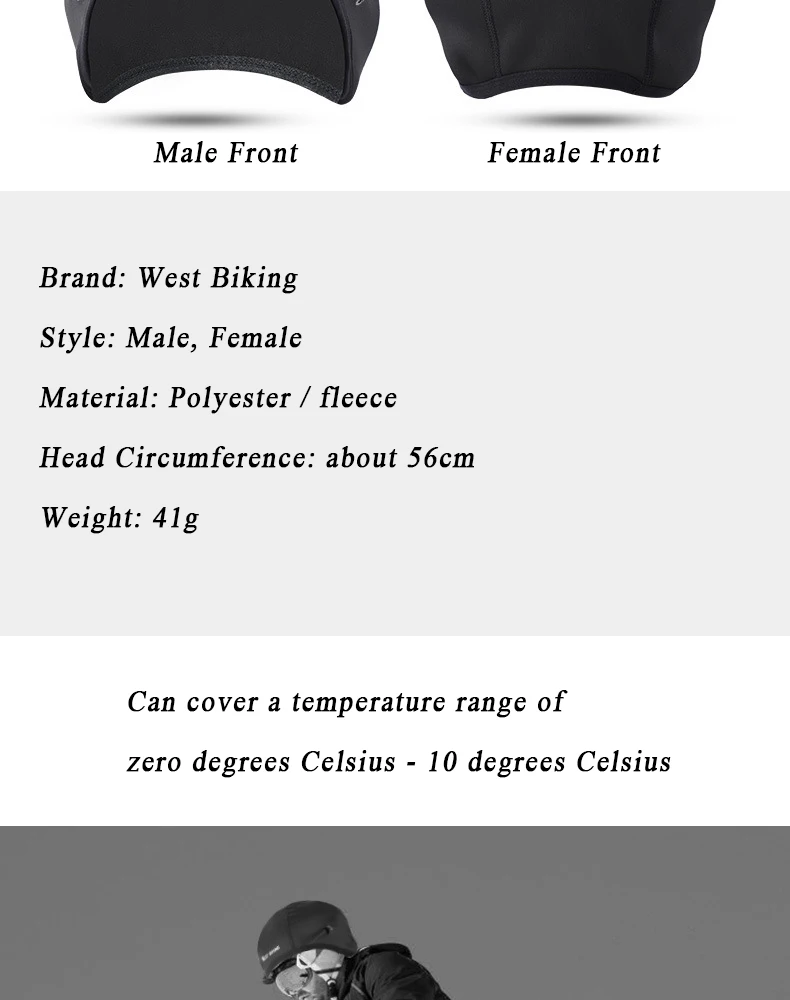Зимняя флисовая велосипедная Кепка West Biking, Теплая мужская Трикотажная шапка с черепами, кепка для рыбалки, бега для мужчин и женщин, зимняя Лыжная ветрозащитная шапка