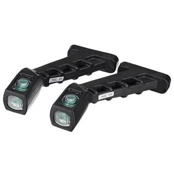 

2Pcs Car External Lights Truck Side Marker Light Tail Rear Lamps Indicator Marker 12/24V For Trailer Rv Boat Lorry