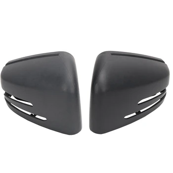

1 Pair Side Door Rearview Mirror Cover Cap for Mercedes Benz W212 W204 W221 W176 W246 S350 S400 S450 S500 2128100364 , Left & Ri