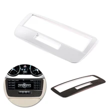 Para mercedes benz glk x204 2013 2014 acessórios do carro console central modo de voz painel quadro capa abs chrome decoração