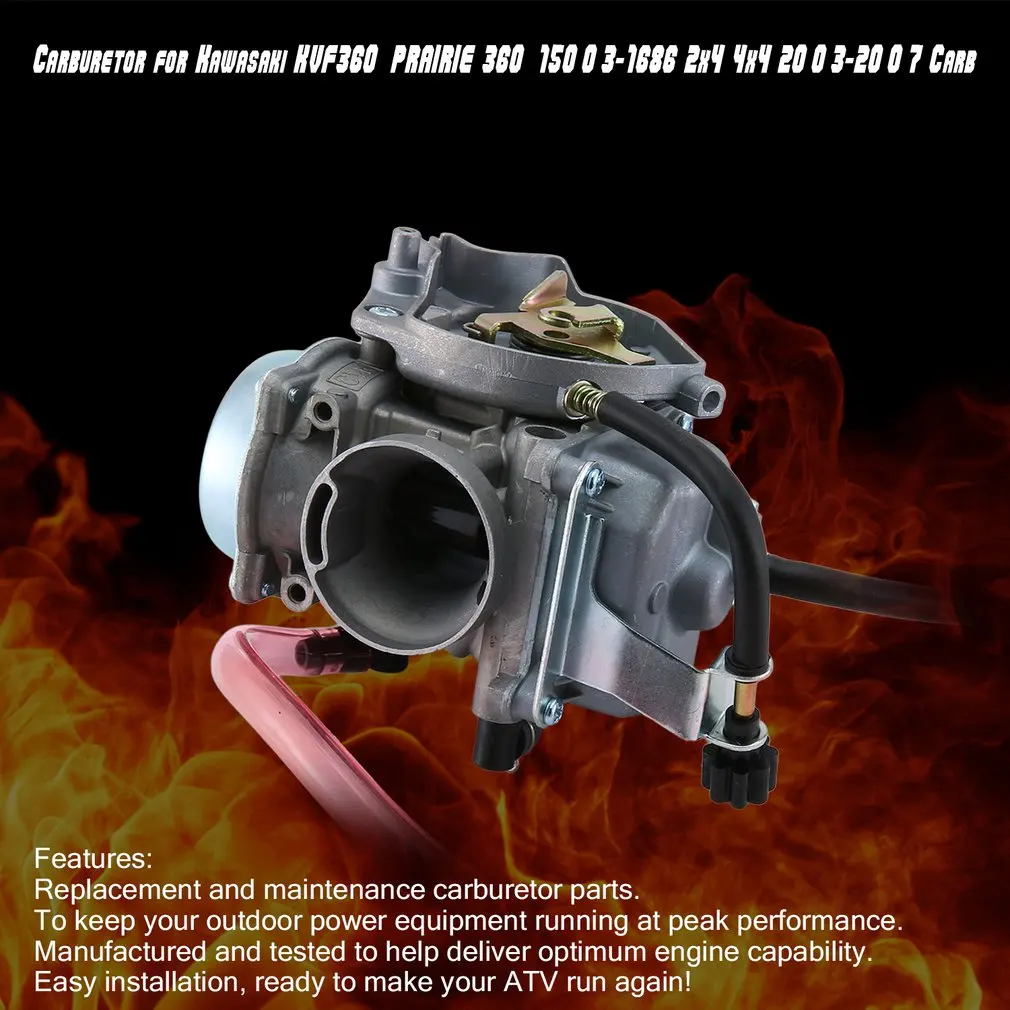 Карбюратор, для Kawasaki KVF360 PRAIRIE, 360 15003-1686 2x4 4x4 2003-2007 Carb, мотоциклетные двигатели в сборе