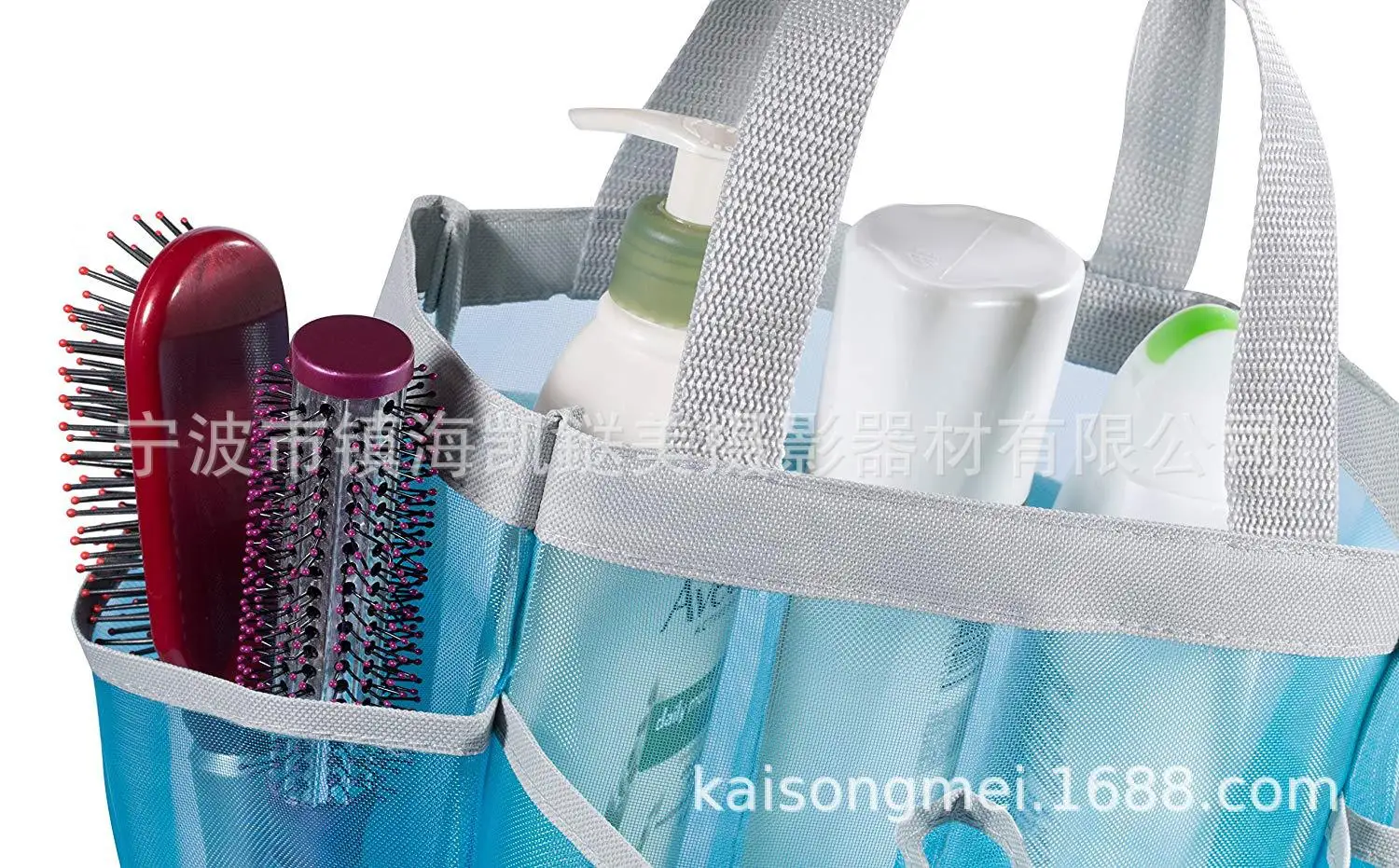Ebay, Amazon AliExpress shuang ti shou органайзер для душа 7 сетка подвесная сумка для хранения, моющаяся сумка Оксфорд ткань тонкая сетка