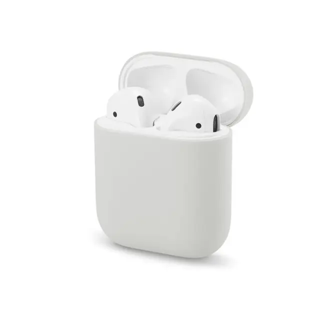 Soft Silicone Cases For Apple Airpods 1/2 Protective Bluetooth Wireless Earphone Cover For Apple Air Pods Charging Box Bags Rock color