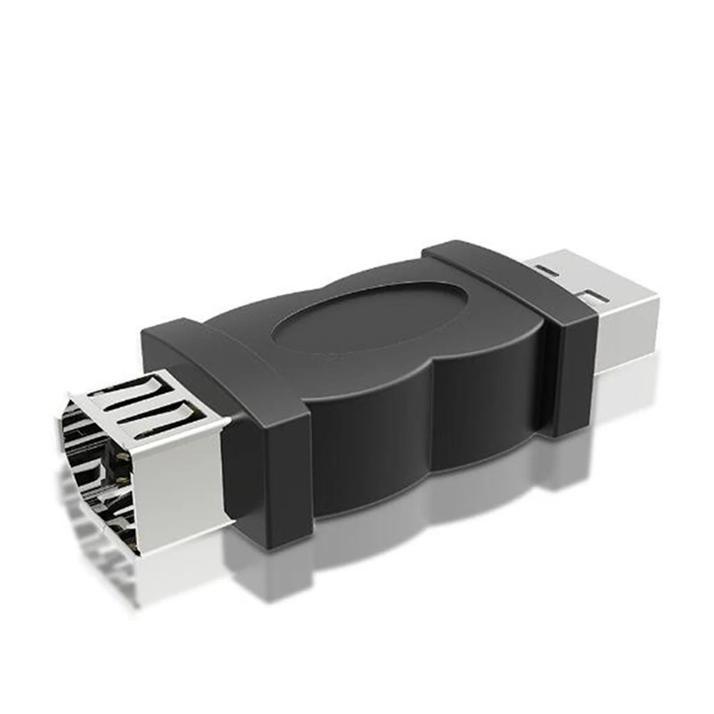 Новый 1394 6 контактный разъем USB 2,0 Тип A адаптер с наружным разъемом адаптер камеры мобильные телефоны MP3 плеер КПК черный