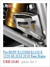 Motorcycle Exhaust Pipe Header Wrap Water Cooled Heat Shield Guard Cover For BMW R1250GS R1150GS Adventure R1100GS R100GS F800GT