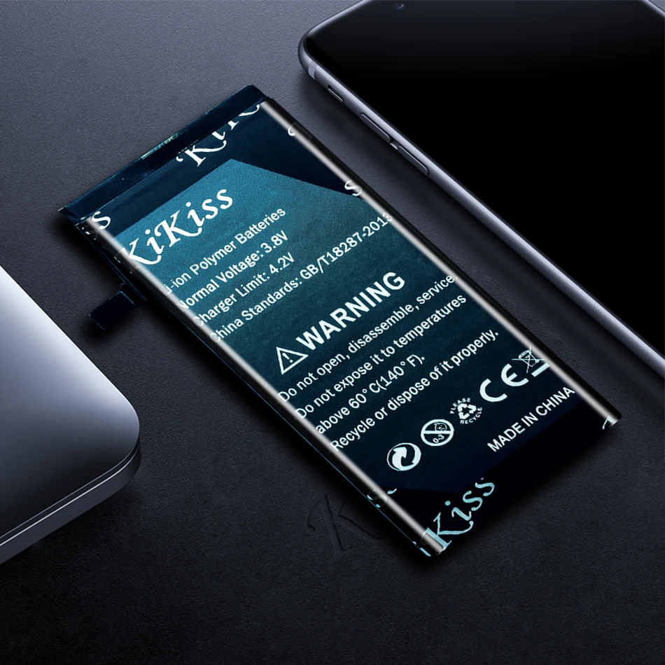 Высокое качество, KiKiss аккумулятор для Apple iPhone 5S 5C 6 6S 7 8 6G, сменные батареи, реальная емкость, батарея, Бесплатные инструменты