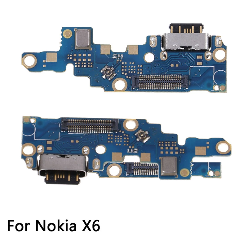 For Nokia X6 TA-1099 USB Charging Port Charger Dock Mic Flex Cable Circuit Board