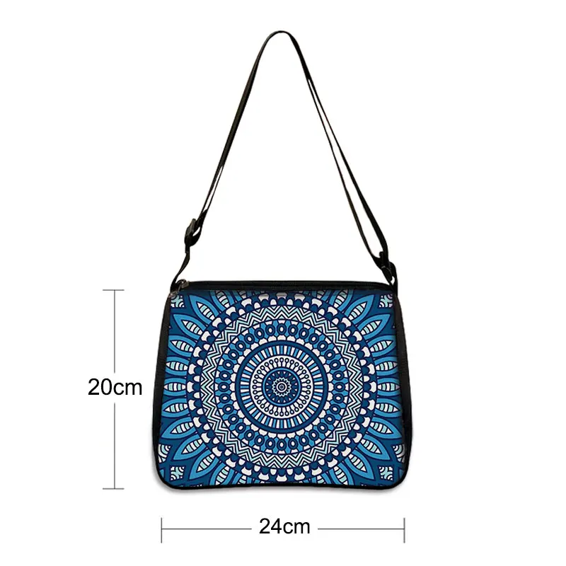 Mandala Flowerote Handbag Women Ethnic Traditional Shopping Bag Floral Print Shoulder Bag For Lady Traveling Messenger Bag - Image 8