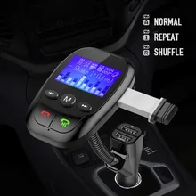 Беспроводной автомобильный Bluetooth fm-передатчик MP3 радио автомобильный комплект USB Поддержка громкой связи мобильный A2DP Functio