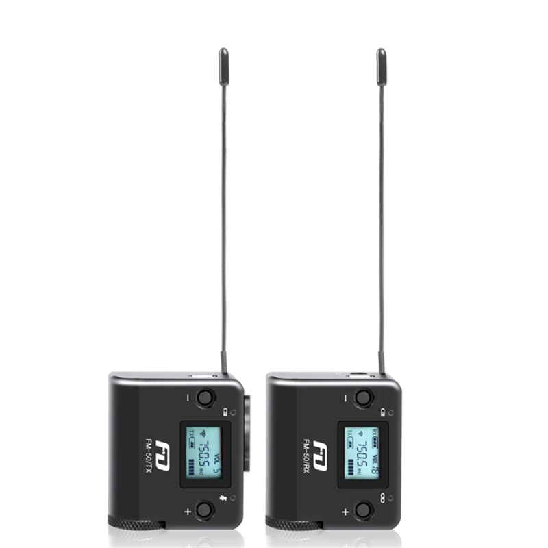 Беспроводной микрофон UHF 57 каналов Профессиональный мини петличный микрофон для камеры интервью видео VS Rode беспроводной go