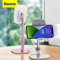 Baseus-carregador qi sem fio de carga rápida, 15w, universal, suporte para tablet, telefone, mesa, para iphone 12 pro, xiaomi, samsung