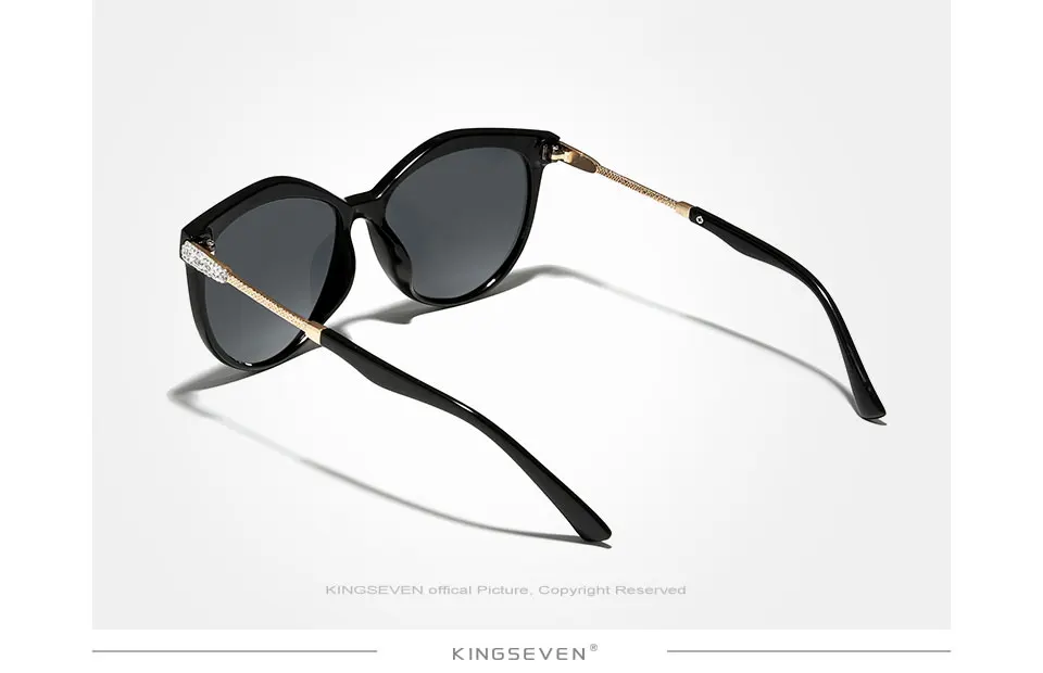 KINGSEVEN 2022 Polarized Women's Sunglasses Gradient Lens Luxury