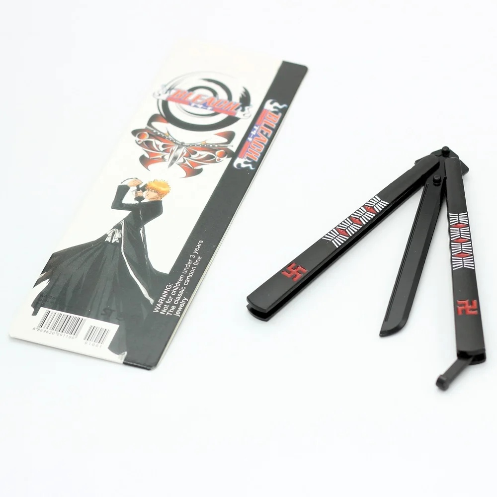 No Sharp Metal Butterfly Knives Toys Balisong Trainer Knife Anime Japan Cs  Go - Toy Swords - AliExpress