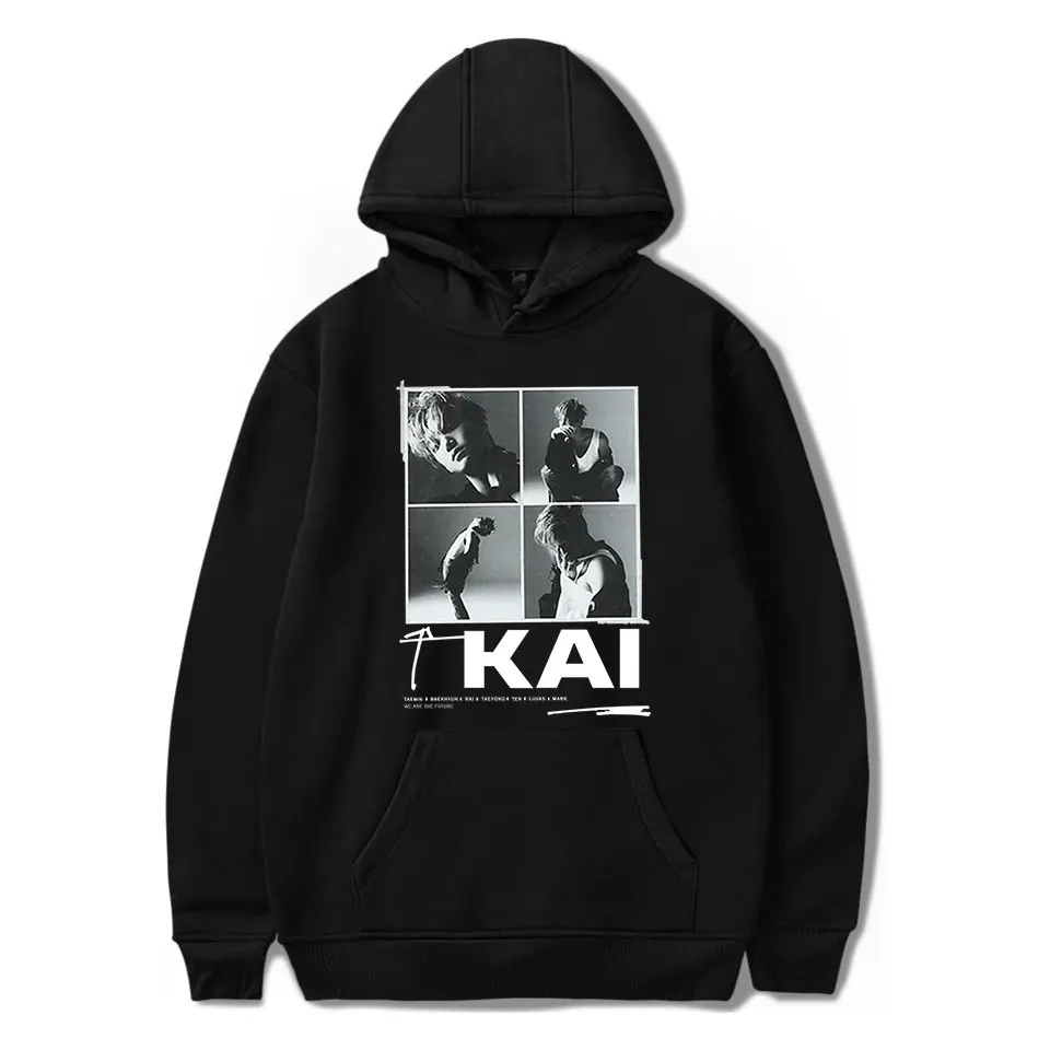 Толстовка с капюшоном Super M Kpop новинка свитшот суперальбомным принтом