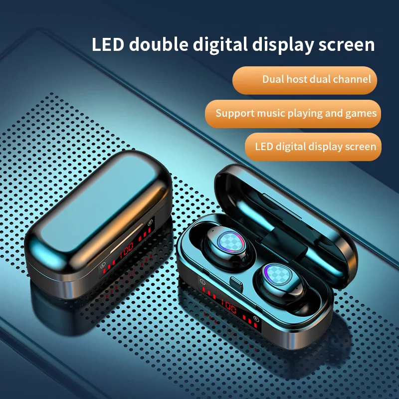 Earphone Bluetooth Wireless Earphones Earbuds Gaming Headset Hands Free Headphone Sports Earpieces Phone Headphones For iPhone