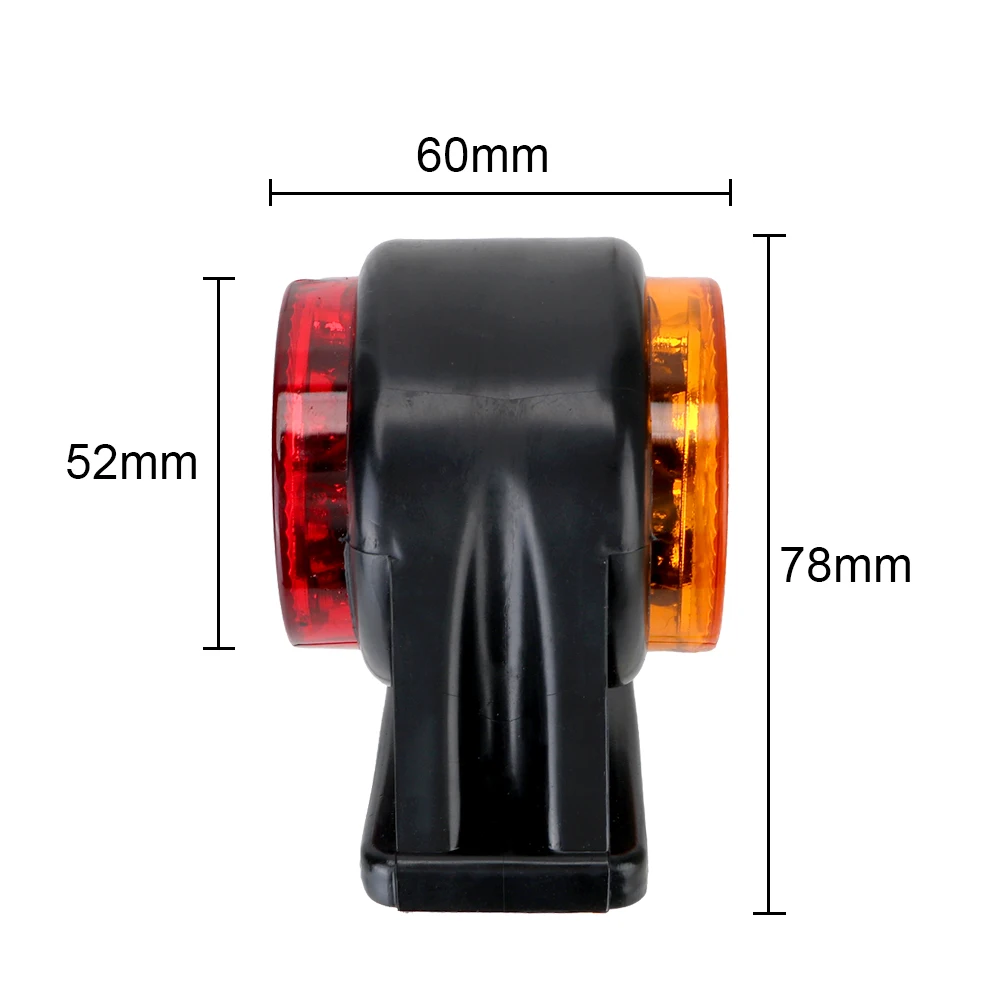 Led Marker Lights 12V 24V Truck Light Trailer Position Corner Side Marker LED Turn Signal Lamp Brake Parking Boat Marine Lorry Caravan Accessories