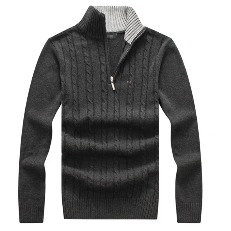 Для мужчин свитер Eden парка на молнии с вырезом на шнуровке в Цвет санитарно одежда пуловер Chandail блузка M-3XL размера плюс осень-зима тянуть homme