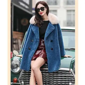

Women Long Faux Fur Coat Women Winter Fluffy Overcoat