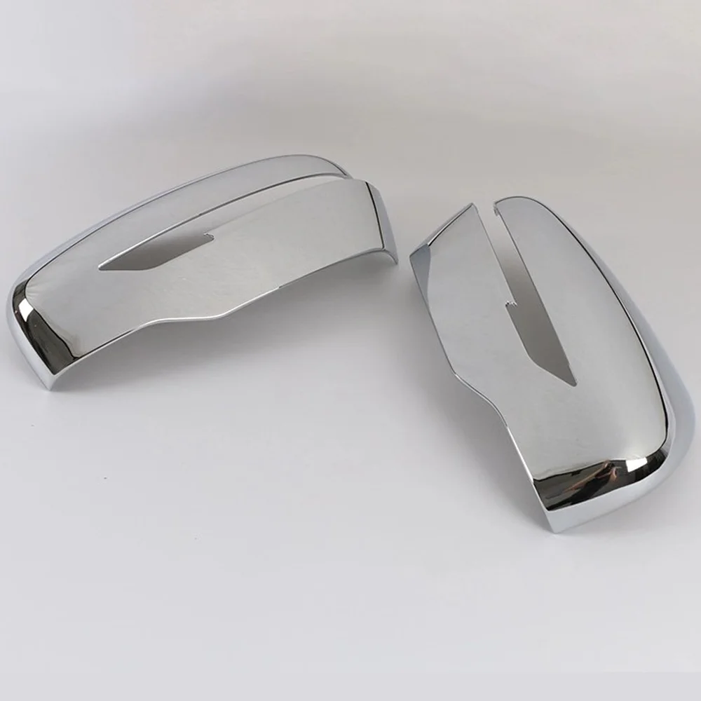 JEAZEA 1 Pair Rear view Mirror Cover Trim Chrome styling Fit For Nissan Qashqai Auto Accessory