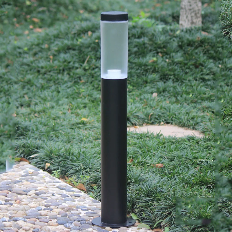 Waterproof IP55 LED Outdoor Lawn Lamp 110V 220V Stainless steel Garden lights Courtyard Lights Landscape Lamp With E27 Base