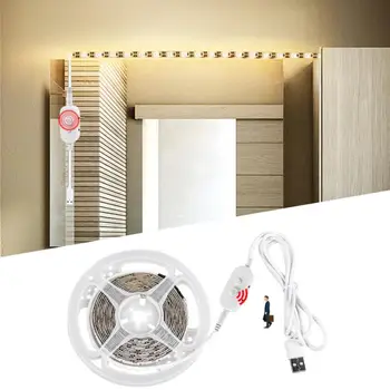 

USB String 1M 2M 3M 4M 5M 2835 Lamp Waterproof 5V Dimmable Light Bar LED Light PIR Motion Sensor Light Cabinet Night Lights