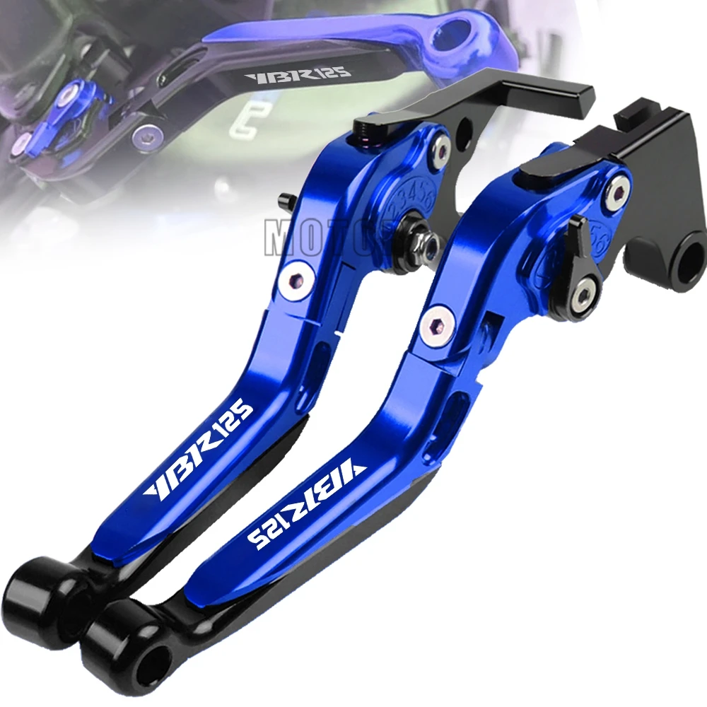 Motorcycle YBR125 Adjustable Brake Clutch Levers For Yamaha YBR 125 250 2005 2006 2007 2008 2009 2010 2011 2012 2013 2014 2015 | Автомобили