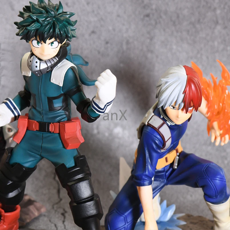 17 см Аниме Boku No Hero My Academia фигурка Bakugou Katsuki OCHACO URARAKA Todoroki Shouto модель игрушки|Игровые