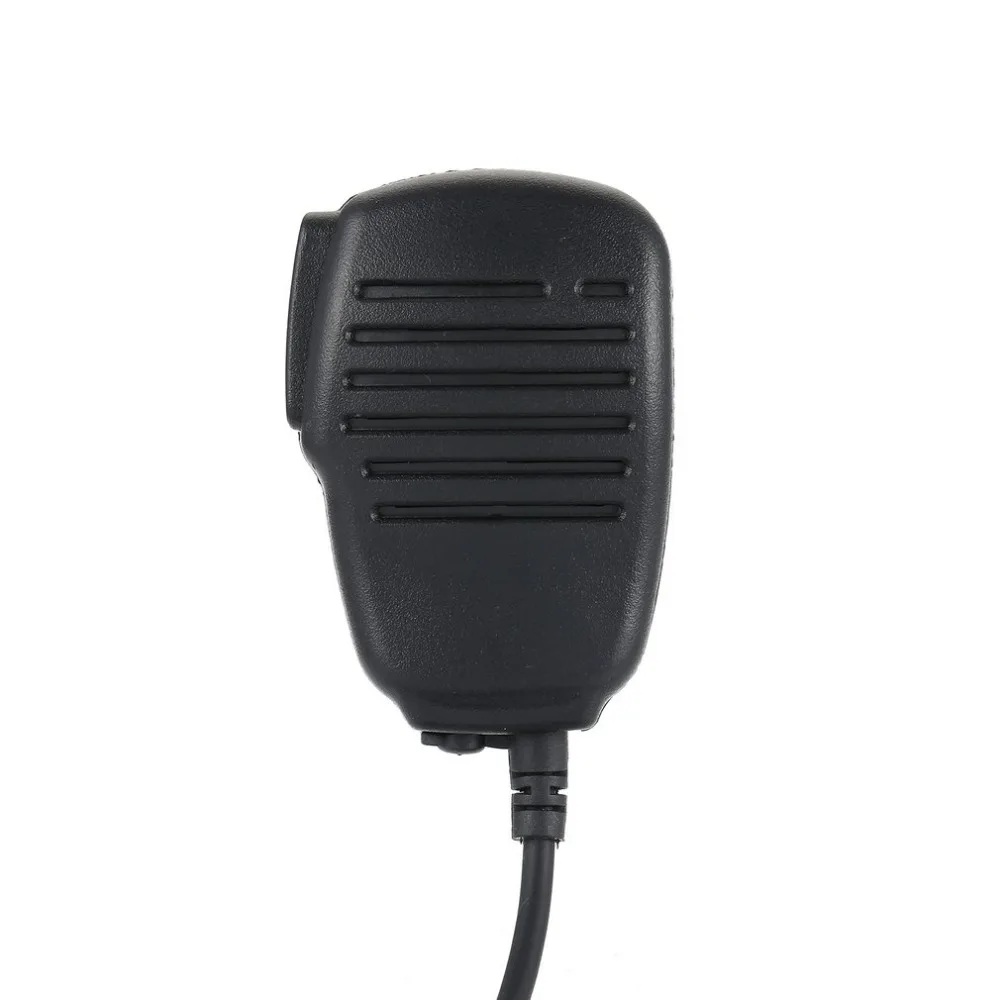 Непромокаемые 2-контактный плеча дистанционный динамик микрофон PTT для Kenwood марки WOUXUN, Puxing Baofeng двухстороннее радио 2pin