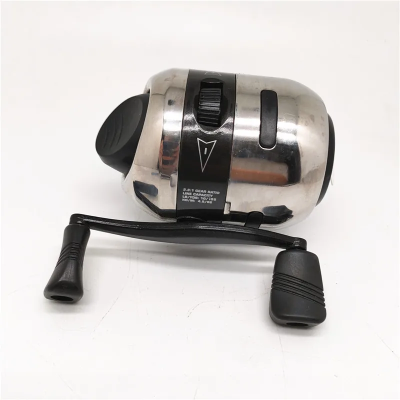 

Spinning Wheel Type Fishing Reel Mini Bow Slingshot Catapult Hunting Shooting Alloy Fishing Reel Speed Ratio 2.8:1