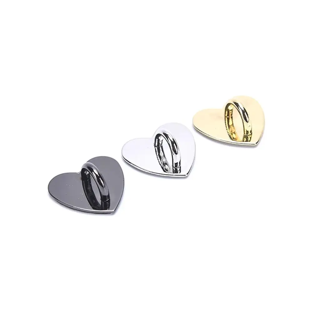 phone holder for desk 2pcs  Mobile Phone Smartphone Heart Finger Ring Stand Holder Hooks Shell Back For iPhone 12 Huawei Samsung Mount Kickstand Grip car mobile holder