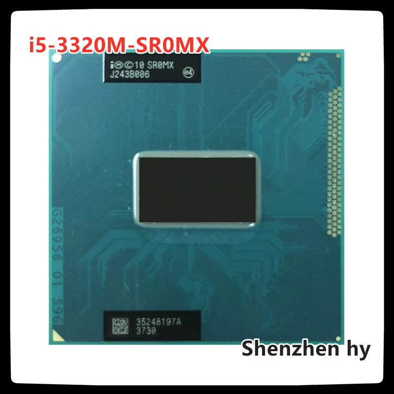 I5-3320M i5 3320M SR0MX 2 6 ГГц двухъядерный четырехпоточный ЦПУ процессор 3M 35 Вт Разъем G2 /