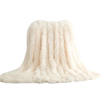 

Super Soft Furry Fur Blanket Super Plush Decorative Blanket 130 X 160cm Winter Blanket Bed Sofa Blanket