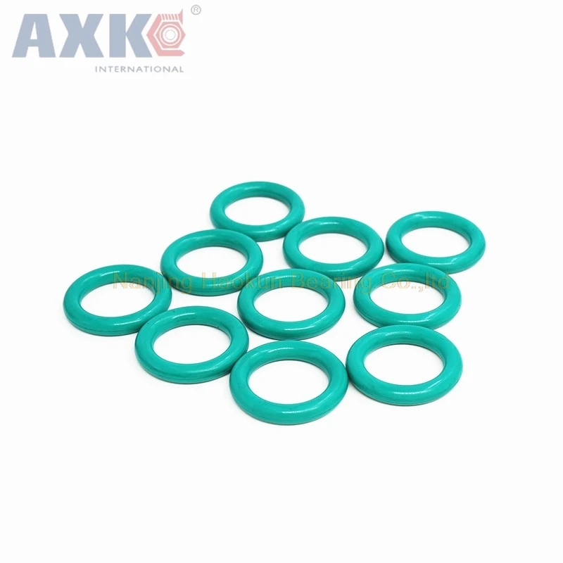 Size : 28x21x3.5mm 20pcs 3.5mm Thickness Green FKM O Ring Seals Gasket 23/24/25/26/27/28/29/30/31/32/33mm OD Fluorine Rubber O-Ring Seals 