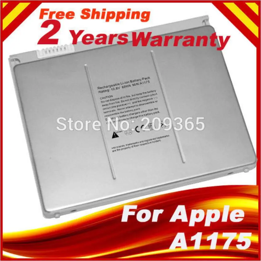 Аккумулятор для ноутбука Apple MacBook Pro 15 A1150 A1260 A1175 MA348 */A MA348G/A MA348J/A MA463 10 8 В 5200 мАч/56 Втч