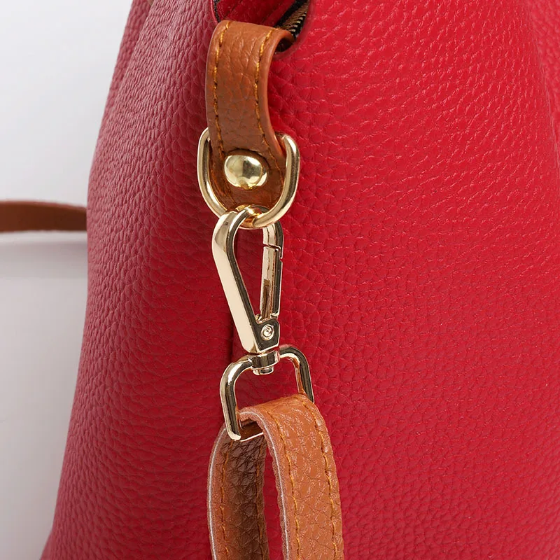 

Bucket Bag Two-Piece Set WOMEN'S Bag 2019 New Style Embossed Leather Two-Piece Set Korean-style Tassels Multifunctional Bag