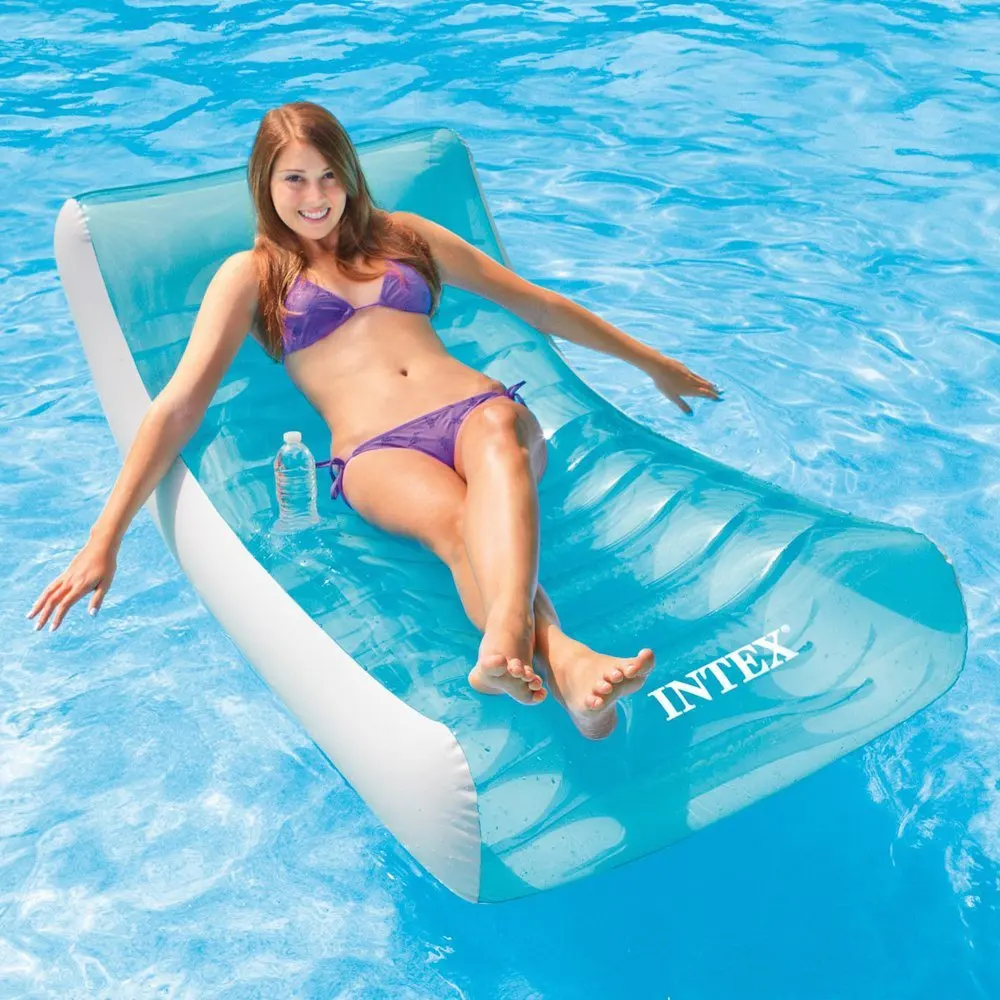 

Genuine Product INTEX58856 Backrest Loungers Surfboard Inflatable Floating Row Children Aquatic Toy Folding Floating Row