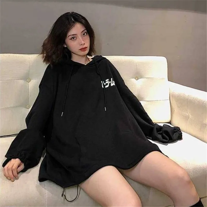  2019 Cartoon Sailor Moon Reflect Light Printing Midnight Woman Sweatshirt Hoodies Women Harajuku Kp