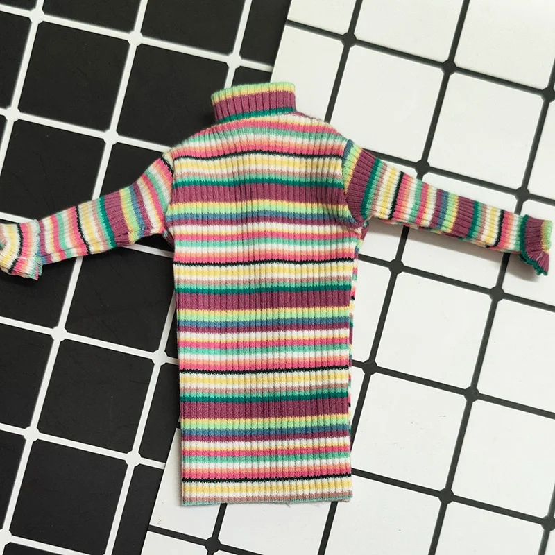 6colors Handmade blyth Doll Clothes Long Sleeve Sweater Dress 1/6 Doll Accessories fit Barbies ob24 licca Blyth Doll doll accessories doll clothes doll clothes accessories barbie doll clothes
